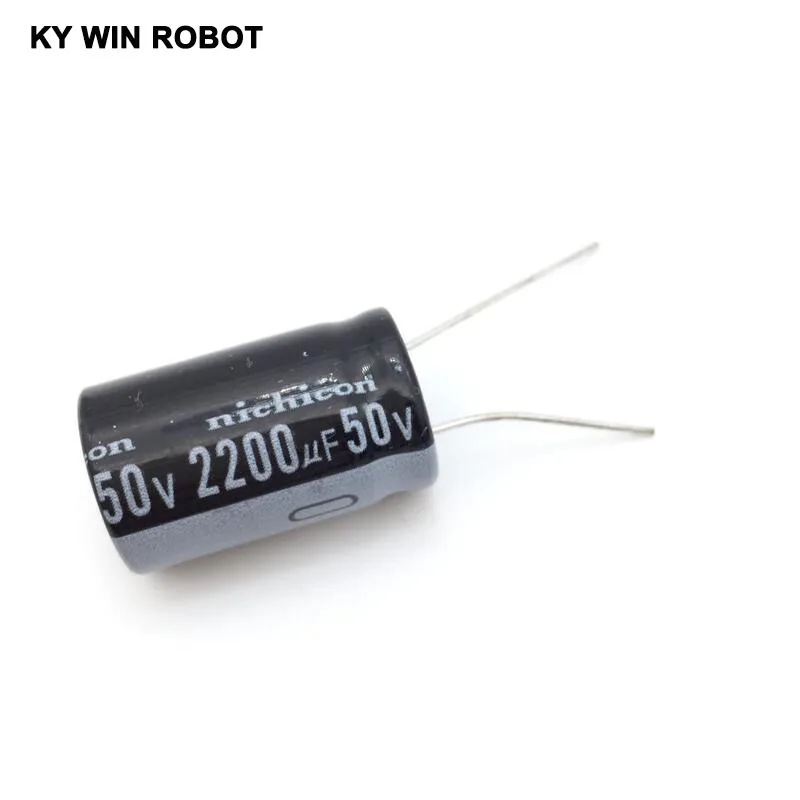 10PCS Higt quality 50V2200UF 16*25mm 2200UF 50V Electrolytic capacitor