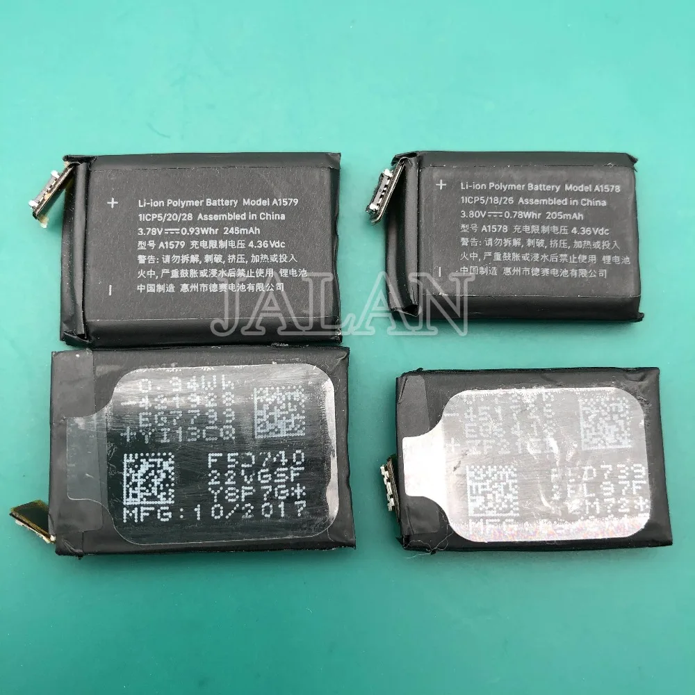 1pcs Original Battery For Apple watch Series 2 3 A1760 A1848 A1850 A1875 38mm 42mm LTE GPS Real batteries