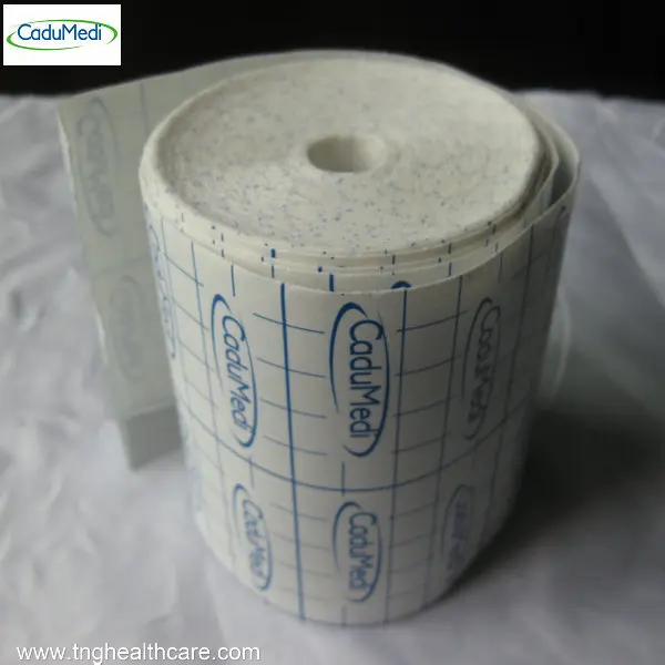 1rolls 10*10cm non-woven adhesive tape fabric tape health Nonwoven wound dressing  no residue fabrics sheet dressing