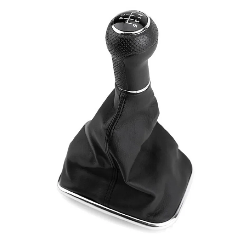 5 Speed 6 Gear 12mm 23mm Car Gear Shift Knob Black Caps For VW BORA JETTA 4 GTI MK4 GOlf 4 1999-2005/ Seat Leon 2009