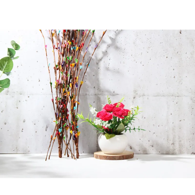 2 Stuks Kunstmatige Krans Hoofddeksels Rotan Bloem Voor Home Party Diy Decoratie Fotografie Props Achtergrond Decoratie Accessoires