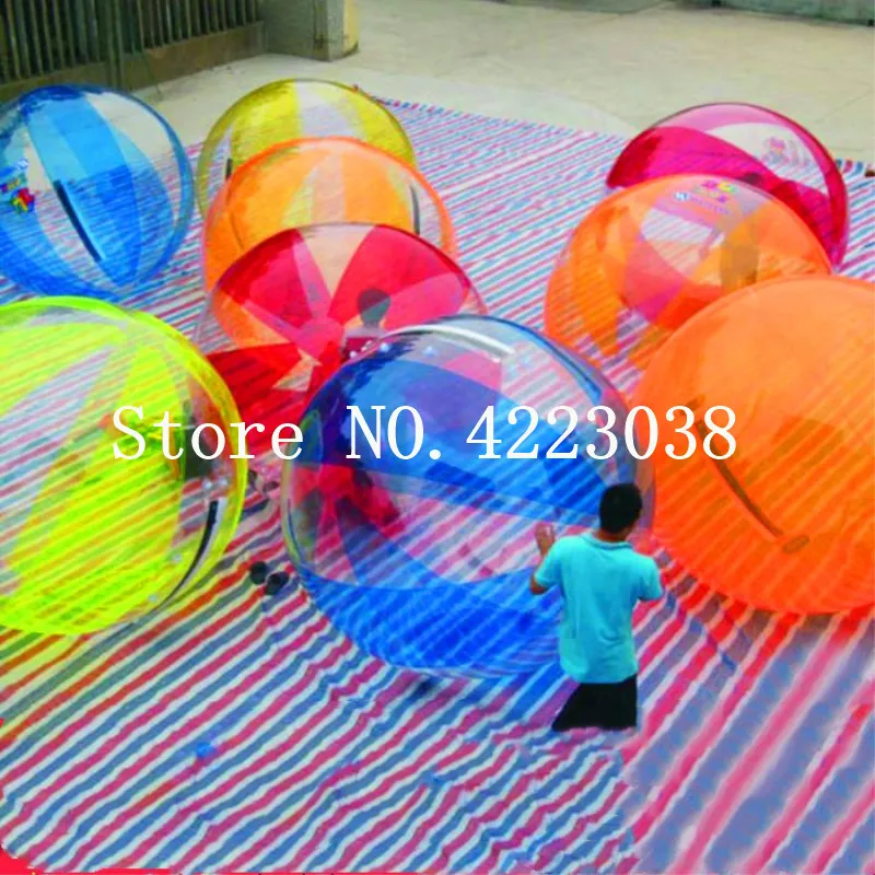 

Free Shipping German Zipper 2m 0.8mm Inflatable Water Walking Ball Zorb Ball Giant Water Ball Human Hamster Ball