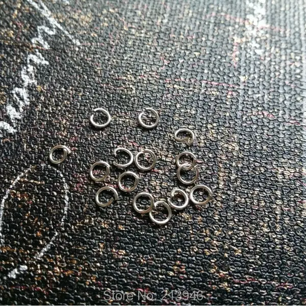 6MM 1500Pcs/Pack Stainless Steel Jump Split Rings Jewelry Accessories & Findings