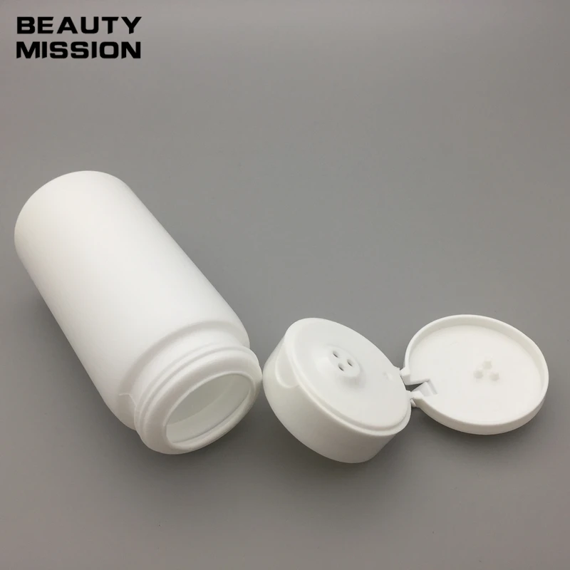 white 80g talcum powder bottles 50 pcs/lot Sifter Bottle 80ml Portable baby talcum powder empty bottle