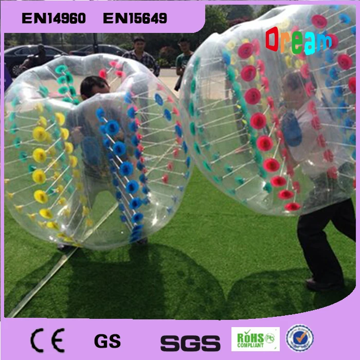 Amazing 1.7m PVC Inflatable Human Hamster Ball Inflatable Bumper Ball Bubble Football Bubble Soccer Zorb Ball