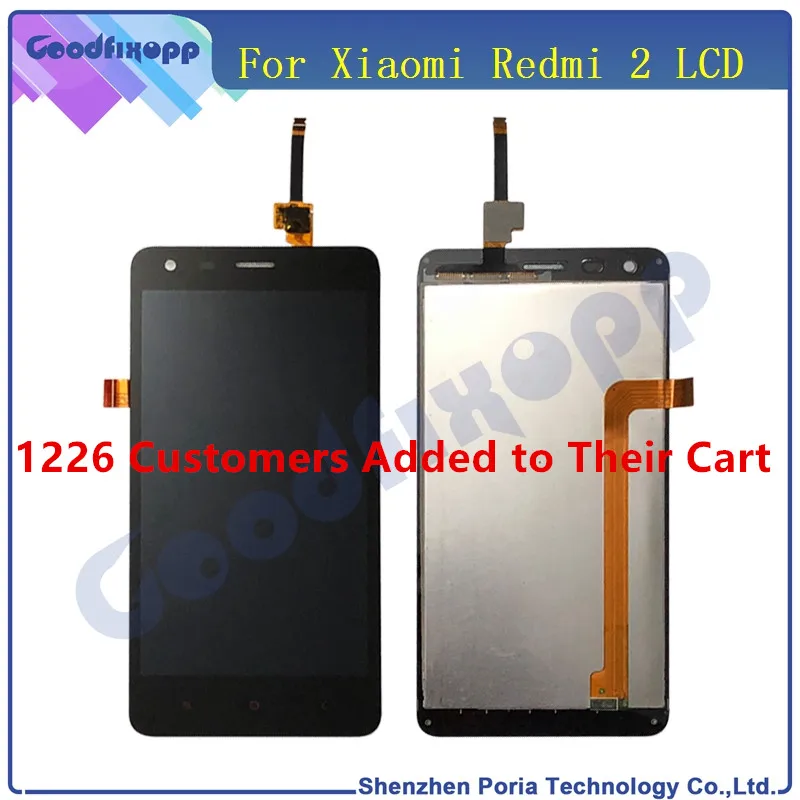 

For Xiaomi Redmi 2 LCD Display With Frame Redmi 2 Touch Screen Digitizer Assembly Phone Replacement Parts LCD Screen For Redmi 2