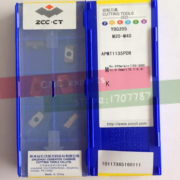 

Best milling insert for Stainless steel APMT1135PDR YBG205 apmt1135 tungsten Carbide Cutting tools Milling tools apmt 1135 pdr