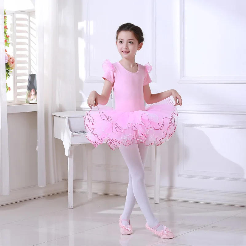 Girl ballet tutu dance costume summer ballet skirt exercise clothes children\'s costumes leotards for girls