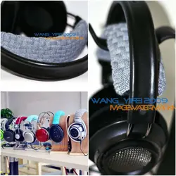 Hand Knit Pure Wool Headband Cushion For Philips Fidelio X1 X2 SHP9500 L1 HiFi Headphone Top Head Band Pad Protection