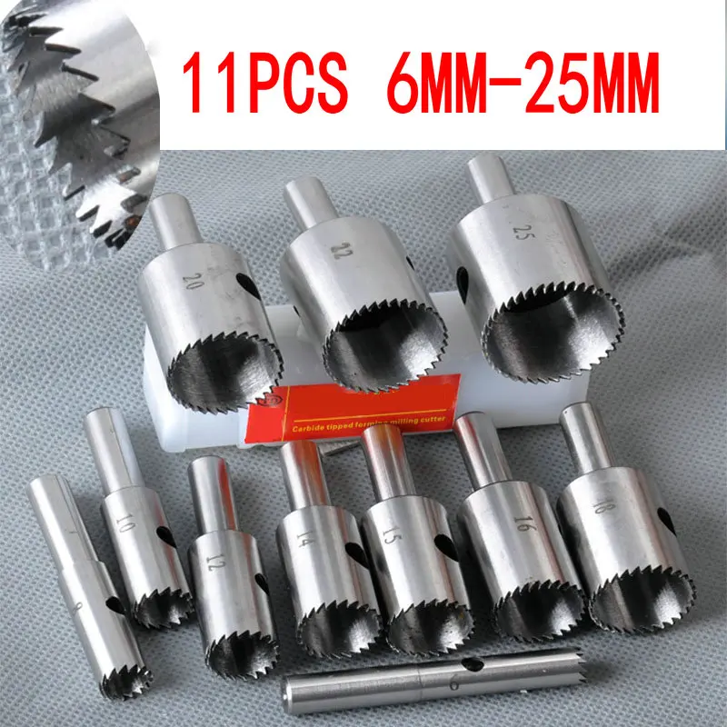 

6mm-25mm 11PCS fine-tooth knife rosary beads knife knife beads carbide cutter drill handball high-speed steel lathe tool