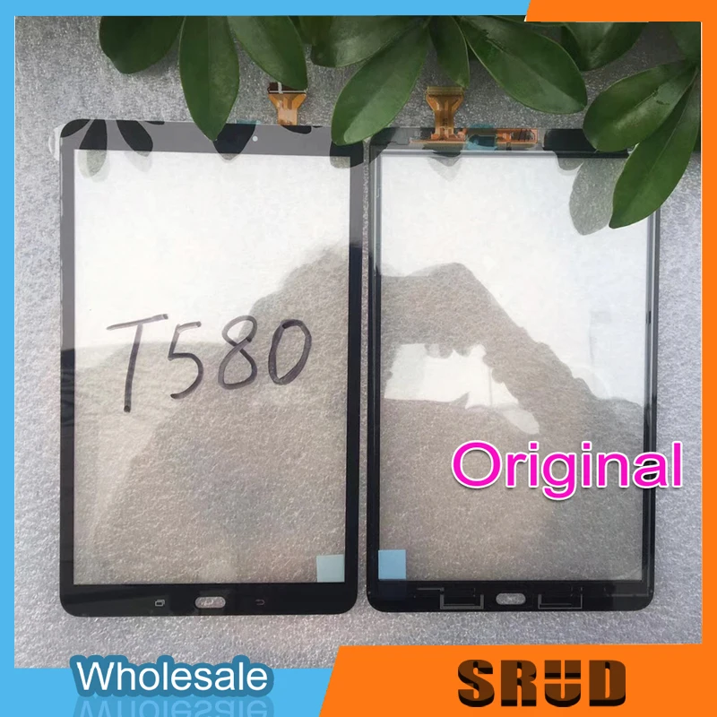 

original AAA Touch Screen Panel Digitizer Sensor LCD Display Front Glass repair part For Samsung Galaxy Tab A 10.1 SM-T585 T580