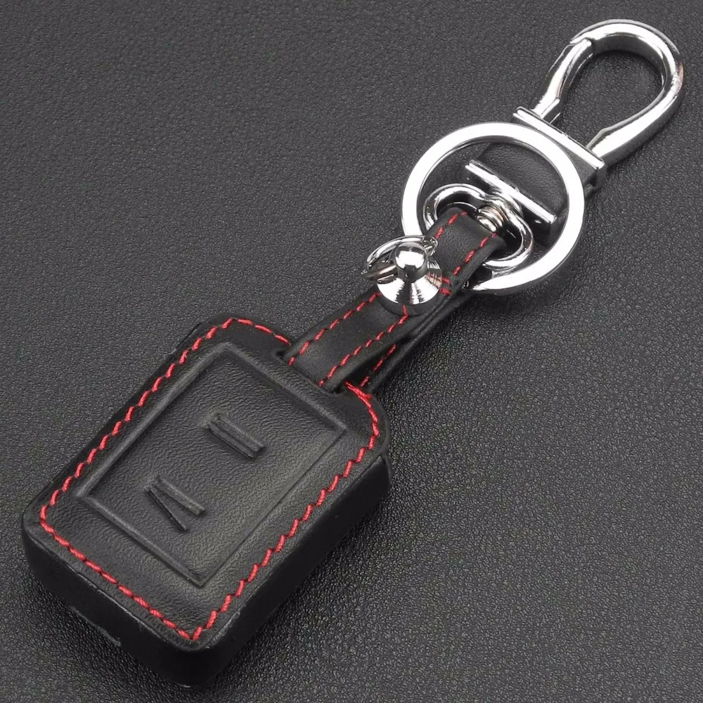 jingyuqin Remote 2 Buttons Leather Car Key Case Cover For Opel Corsa Combo Meriva Remote Styling Cover Case Holder