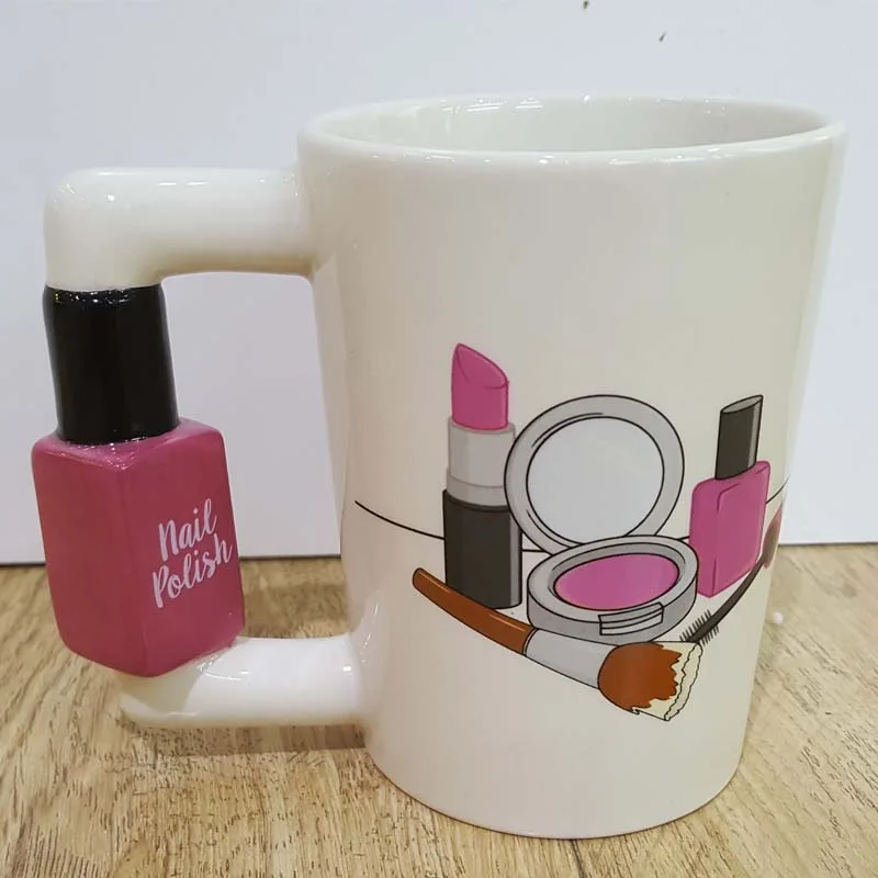 Creative Ceramic Hair Dryer Mug Ladies Tool Hair Dryer C Hair Salon Bathroom Decor Vanity Decor Coffee Cup Hairdresser Gift