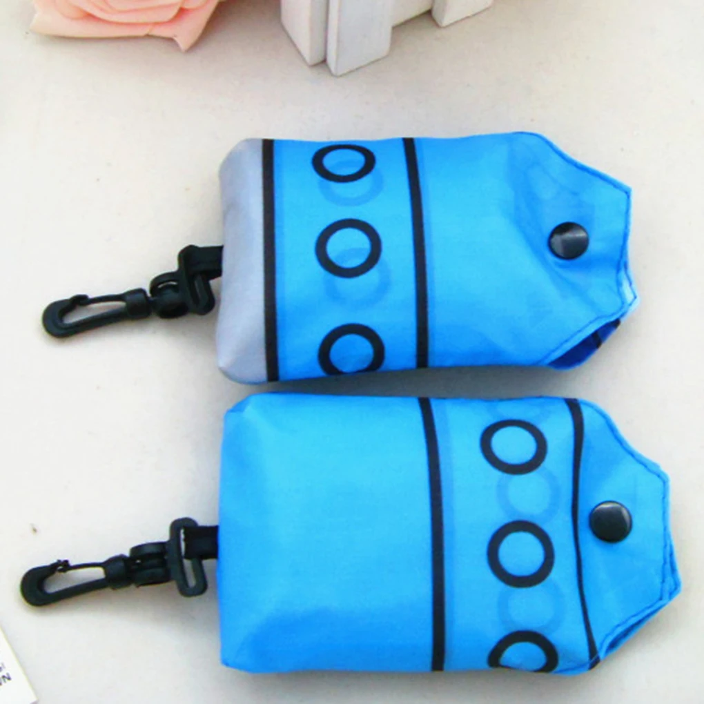 Resuable Polyester Handy Shopping Bag Recycle Storage Organizer Foldable Eco Friendly Tote Pouch Random Color