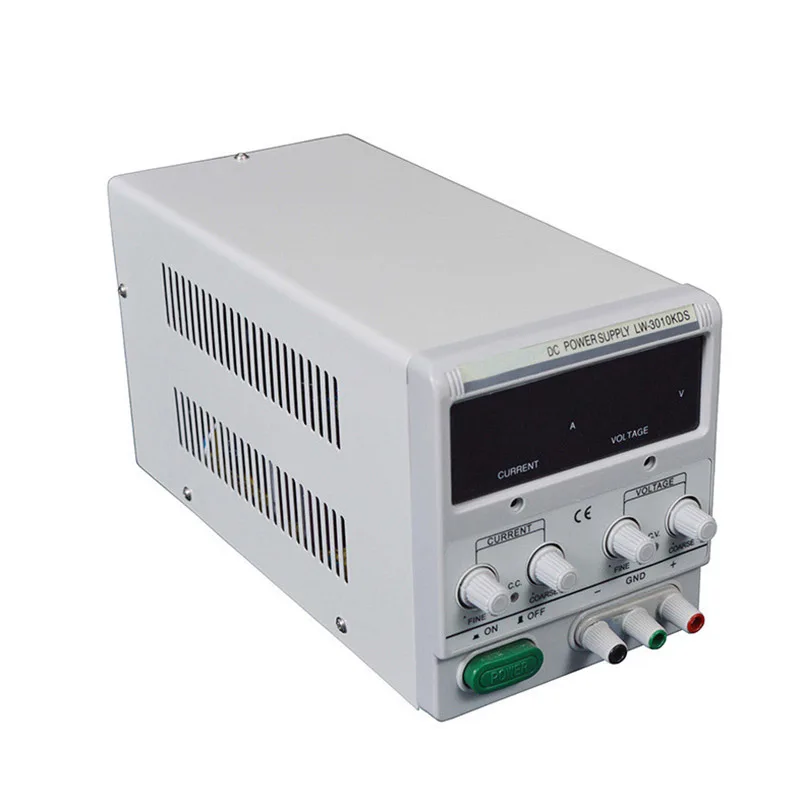 Free Shipping Single Phase Adjustable Switched-mode 220V 50Hz Regulated DC Power Supply 30V 10A High Accuracy DC Power Supply