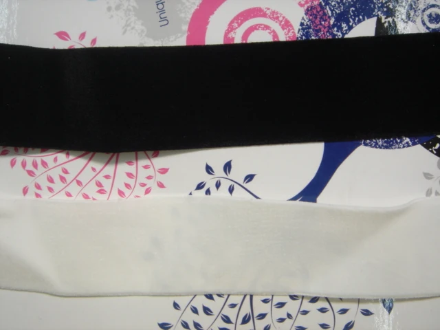 30mm width black elastic velvet ribbon elastic tape DIY material wholesale 5yard/lot