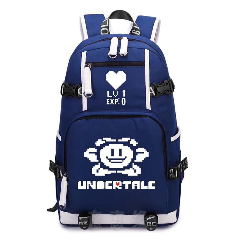 New UNDERTALE  Backpack Cosplay Anime oxford Bag Schoolbag Travel Bags