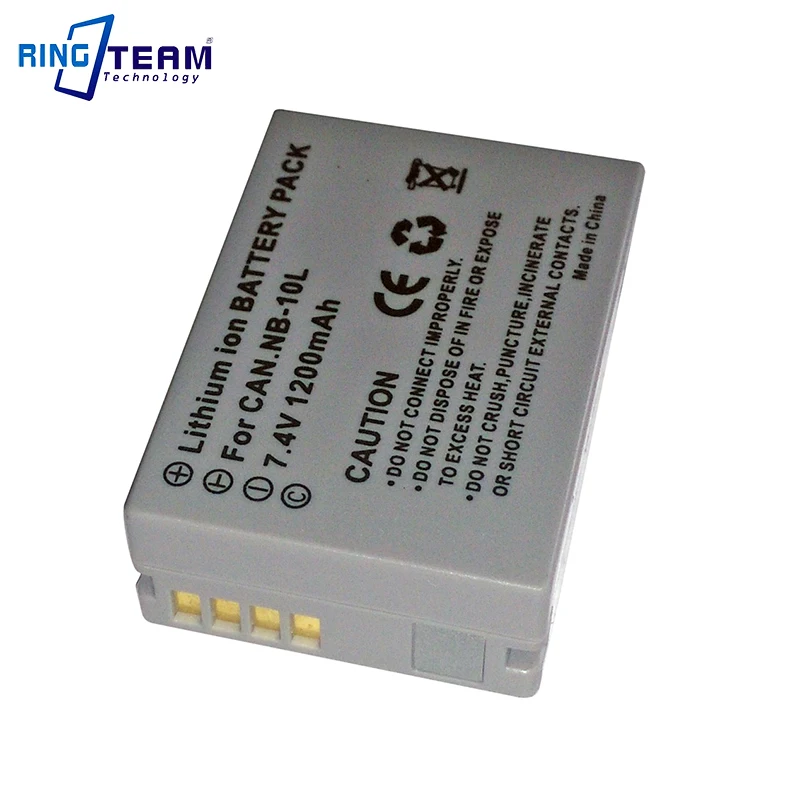 NB-10L NB10L حزمة بطارية و USB شاحن (2 في 1) لكانون Powershot الرقمية كاميرات SX40 SX50 SX60 G1 G3 X G1X G3X G15 G16 HS