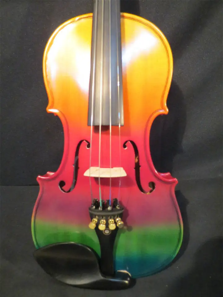 Hand-made solid wood Strad style SONG colours violin 3/4, resonant sound #9529