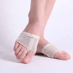 Zapatos de baile de Ballet de vientre, almohadilla para el dedo del pie, herramienta para el cuidado de los pies, Media suela, calcetín de gimnasio, 1 par