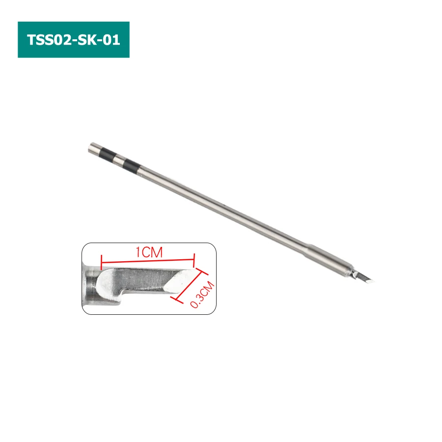 Original Quick TS1200A Soldering Iron Tip TSS02-I J SK 3C 0.8C SK-01 K 1C 2C Solder Iron Tip For Mobile Phone Motherboard Repair