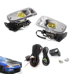 Luzes de neblina, amarelas, transparentes, para honda civic 92-95, 2/3dr, eg, carro, h3, led, farol de neblina 12v, conjunto completo