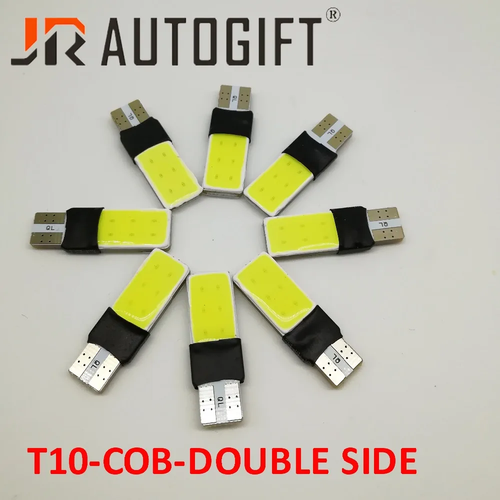 20Pcs Auto T10 Led Cold White 194 W5W LED 168 COB Silica Car Super Bright Turn Side License Plate Light Lamp Bulb DC 12V 6000K