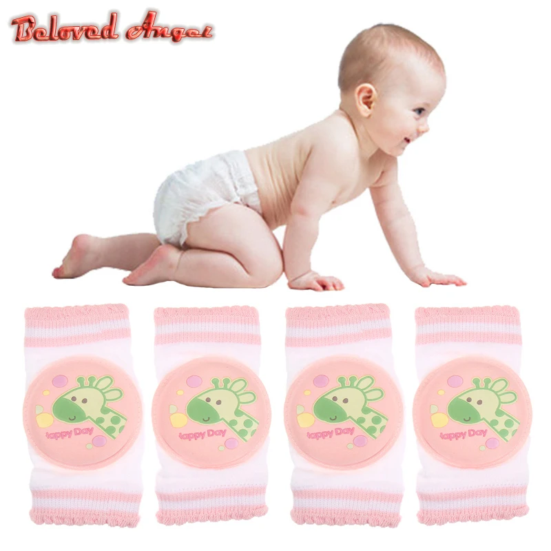 1 Pair Baby Knee Protection Pads Cotton Harnesses Leashes Safety Crawling Elbow Cushion Kids Knee Protectors Children  Clothing