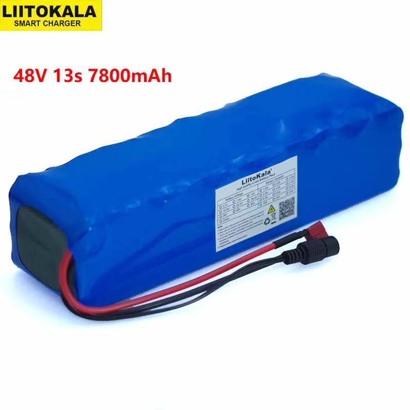 

LiitoKala 48V 7.8ah 13s3p High Power 7800mAh 18650 Battery Electric Vehicle Electric Motorcycle DIY Battery BMS Protection