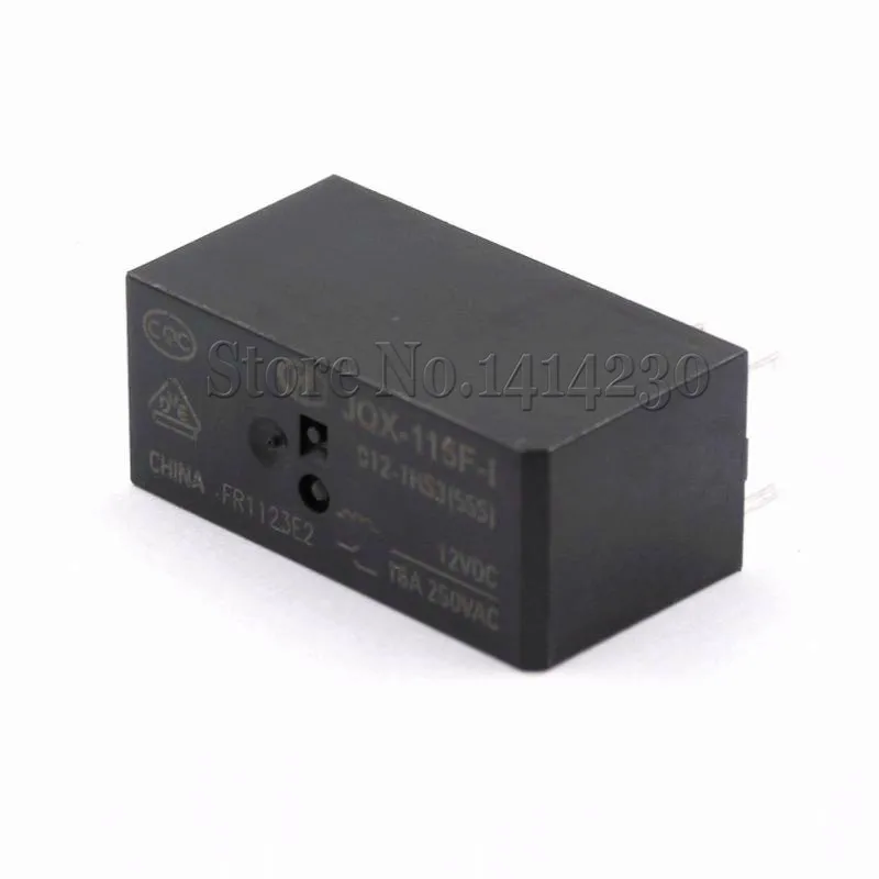 10PCS HF JQX-115F-I 012-1H3A(555) 12VDC 16A Electromagnetic Relay