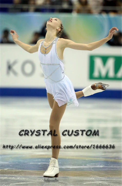 

Professional Custom Figure Skating Dresses Girls Graceful New Brand Ice Skating Dresses For Competition Crystal DR3839