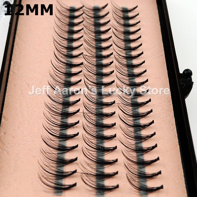 4 bandejas preto cílios postiços individuais falso vison olho cílios extensão beaury maquiagem ferramentas 14mm 12mm 10mm 8mm