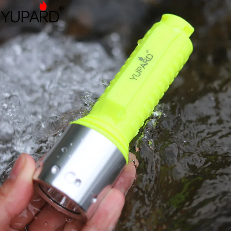 

YUPARD XML-L2 XML-T6 LED Waterproof underwater Dive Diving Flashlight Torch light 50 meter lamp diving lantern by 18650