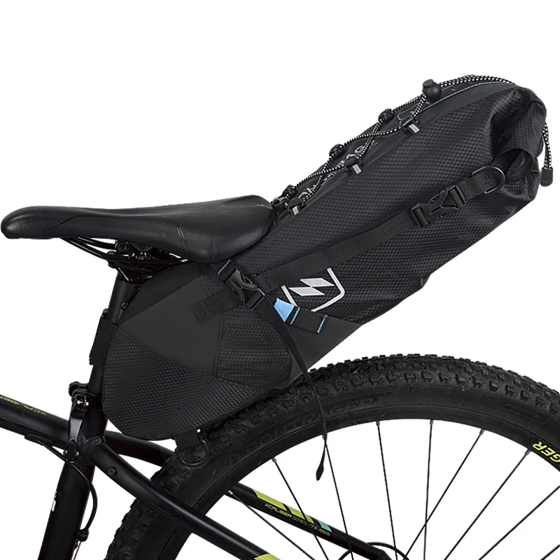 Sahoo 131372-A-SA 7L Full Waterproof Dry Bag Cycling Bicycle Bike Saddle Bag Seat Tail Rear Pack Storage Pouch Carrier Mountain