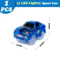 Auto deportivo azul