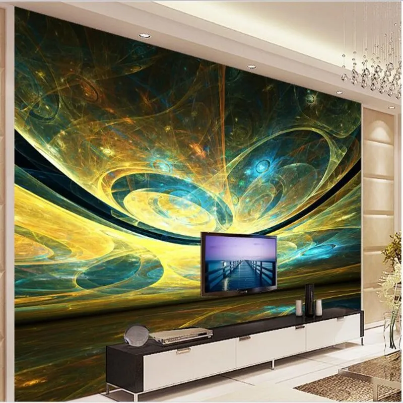 

wellyu Custom large - scale murals beautiful dream universe background TV wallpaper wallpaper papel de parede para quarto