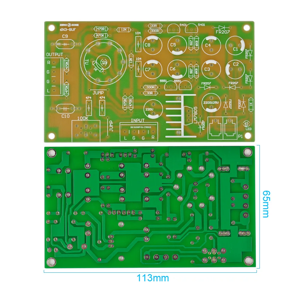 AIYIMA AC12V 6N3 preamplificador de tubo AMP Buffer preamplificador biliar para filtrado amplificadores señal de Audio DIY