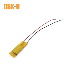 2PCS 5V Thermostat PTC Heating Element 12x8x3mm 60 Celsius Degree Constant Temperature PTC Electric Heater Plate Insulating Film