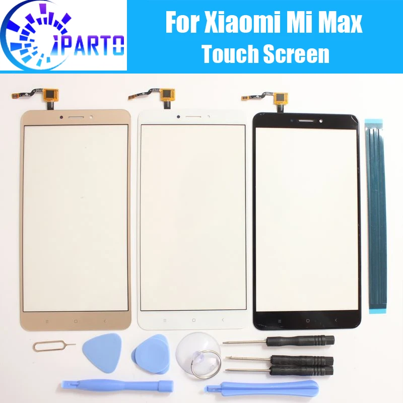 For Xiaomi Mi Max 2 Touch Screen Panel 100% Guarantee New High Quality Glass Panel Touch Screen Glass For Xiaomi Max 2 + Gifts