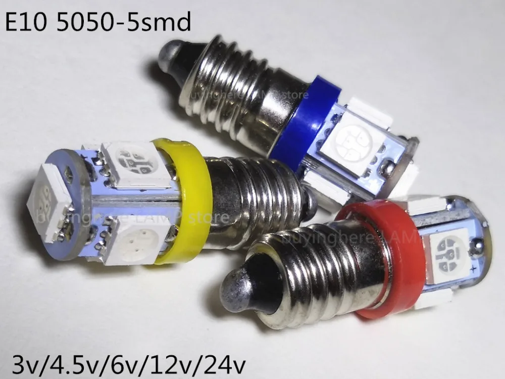 6 E10: تقييم ونصائح لاستخدام مصباحات LED 6V E10