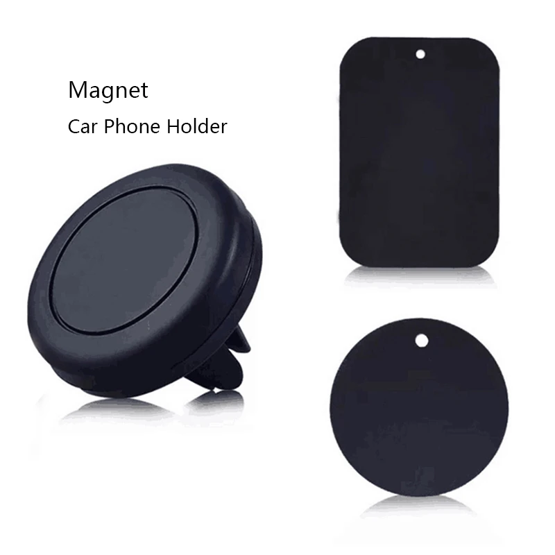 

Universal Magnetic Car Mobile Phone Holder Tiske Air Outlet Mount Stand Holder Support GPS Mobile Magnet For iPhone Samsung S7