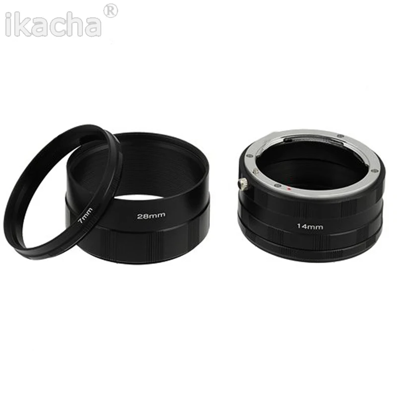 Macro Extension Tube Adapter Ring Set For Nikon D7100 D7000 D5300 D5200 D5100 D5000 D3200 D3100 D3000 D700 D90 D80 DSLR Camera