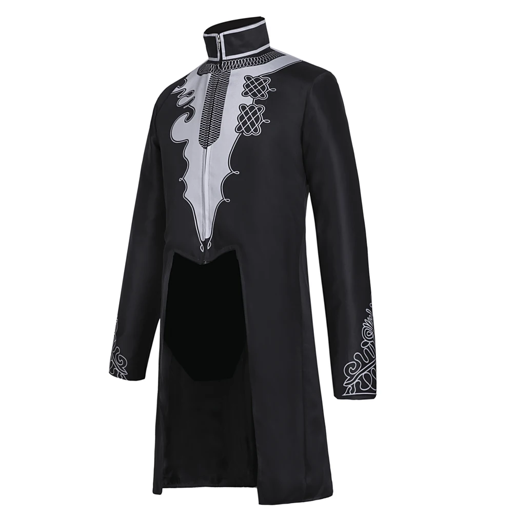 Black Panther Costume Tailcoat Men Halloween cosplay T\'Challa DC Cosplay Wakanda King Anime Movie Jacket