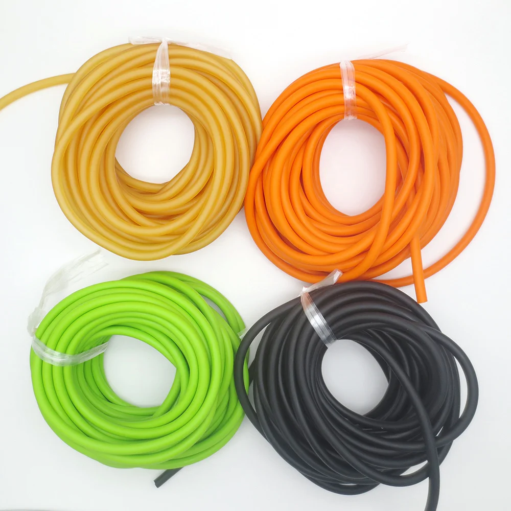 Strong Natural Latex Tube for Slingshot, Elastic Bungee Tubes, Hunting Sling Shot, Catapult Rubber Band, 10M2050