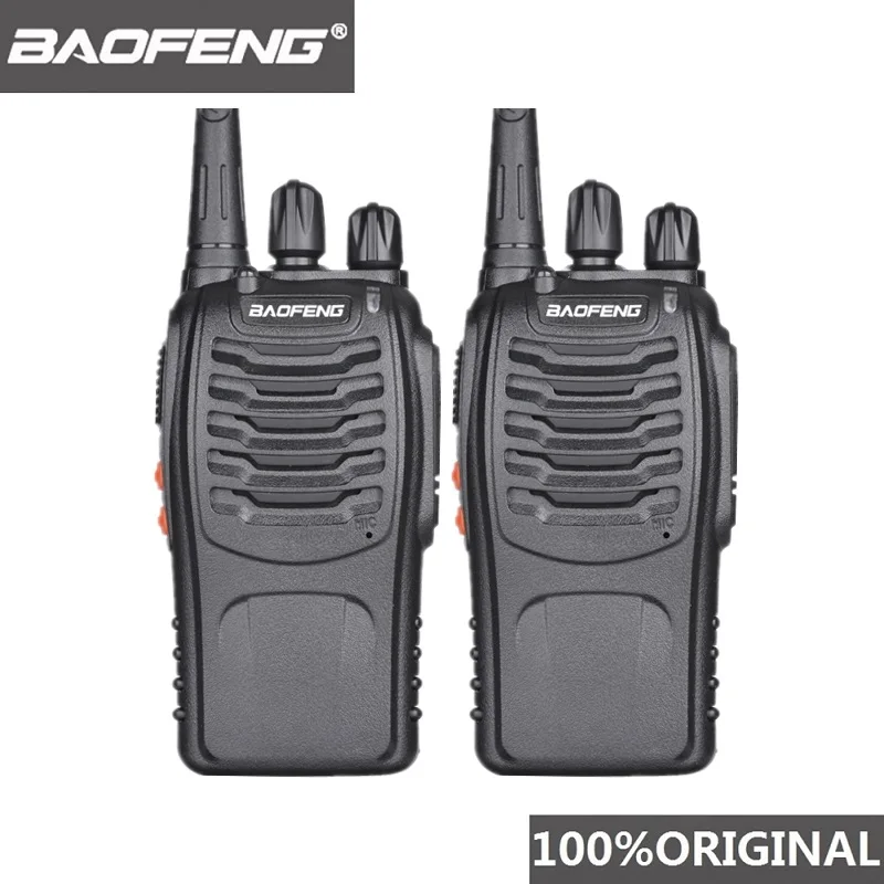 2PCS 100% Original Baofeng bf-888S Walkie Talkie Portable Radio Hotel Communicator Handheld Transceiver Cb Radio BF 888S Station