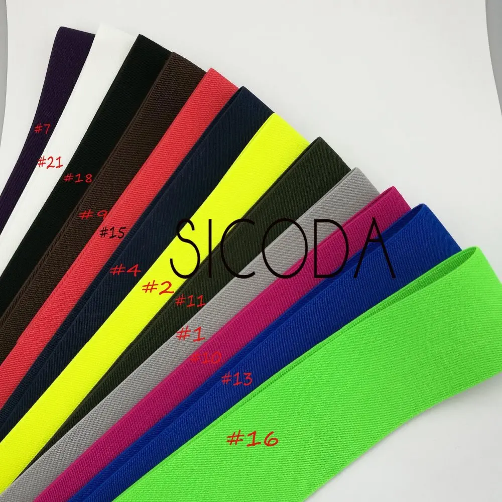 SICODA 7.5cm wide DIY sewing elastic tapes elastic belt material dress waist elastic rubber band elastic accessories  1meter