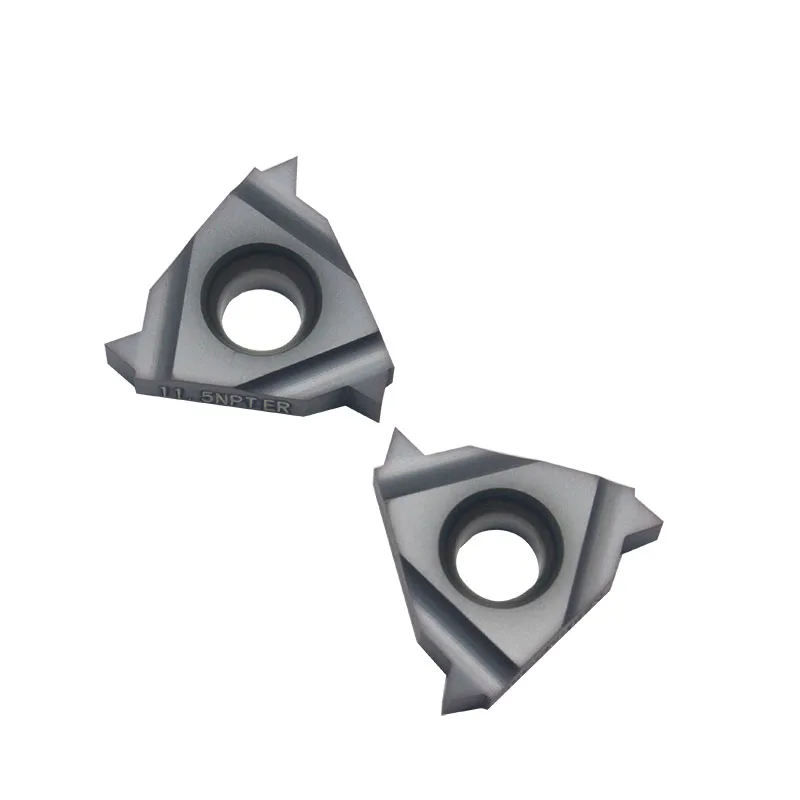 16ER 14NPT Lda 20Pcs Threading Mes Cnc Carbide Insert Draaibank Cutter Tool 16ER 14NPT Voor Rvs