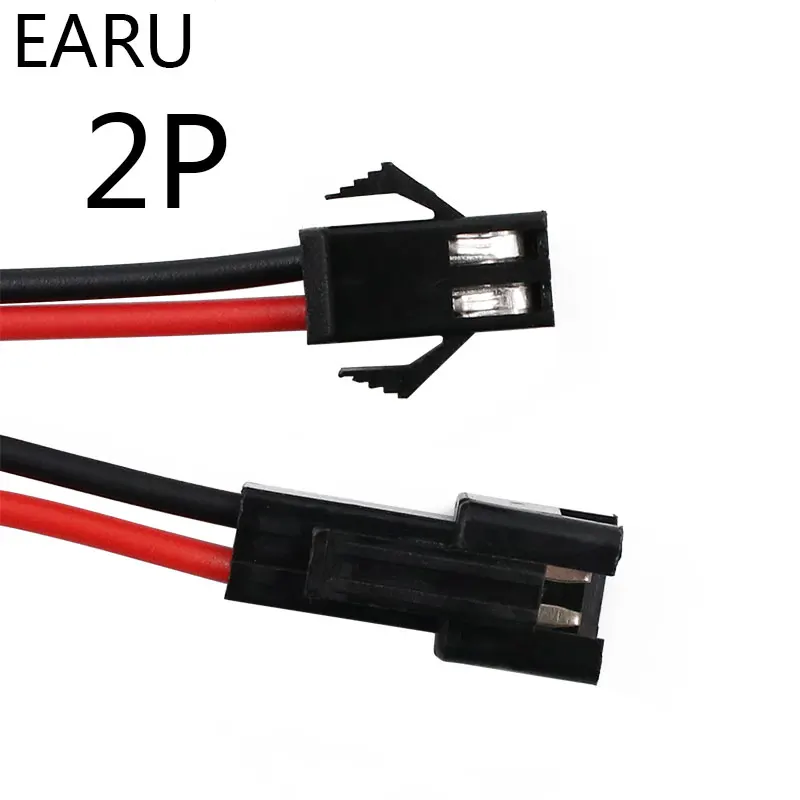 10Pairs 15cm JST SM 2P 3P 4P 5P 6P Plug Socket Male to Female Wire Connector LED Strips Lamp Driver Connectors Quick Adapter