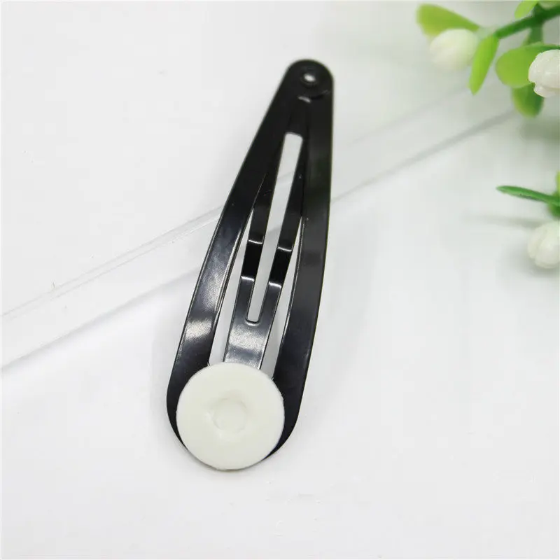 100pcs 5CM Drop Shaped Hair Clip Colorful Child Hairpin BB Clip DIY Jewelry Accessories