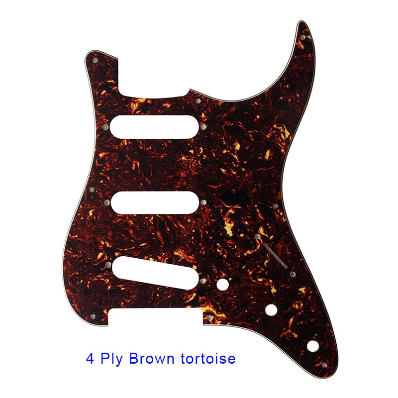 Fei Man-Strat SSS Pickguard para Fender Vtec, Peças de guitarra, 8 furos de parafuso, série clássica, Vintage \'50S, \'57S